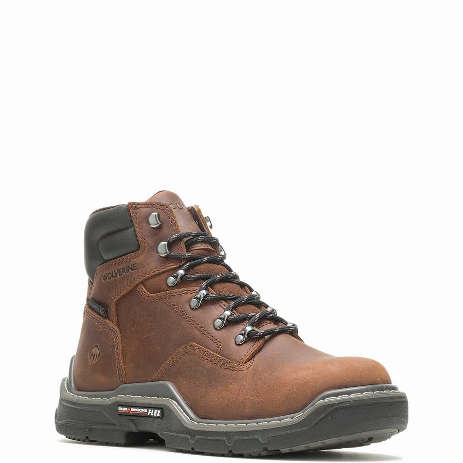 Brown Wolverine Raider DuraShocks® Waterproof 6