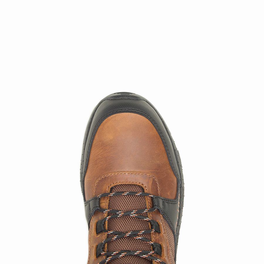 Brown Wolverine Rev UltraSpring™ DuraShocks® Vent CarbonMax™ Men Work Shoes | XZG6540FB