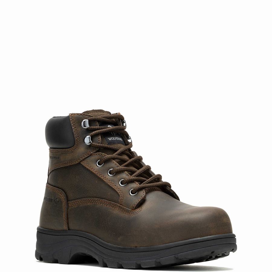 Dark Brown Wolverine Carlsbad Waterproof 6