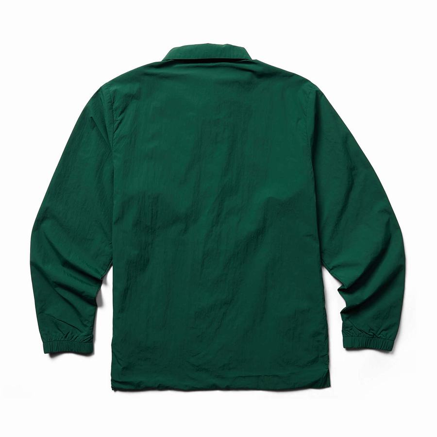 Dark Green Wolverine Windbreaker Men Jackets | FIP6652BW