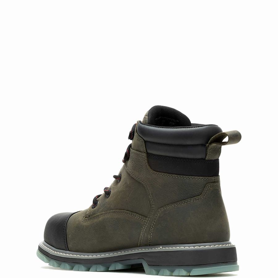 Green Wolverine Floorhand LX Cap-Toe Steel-Toe 6