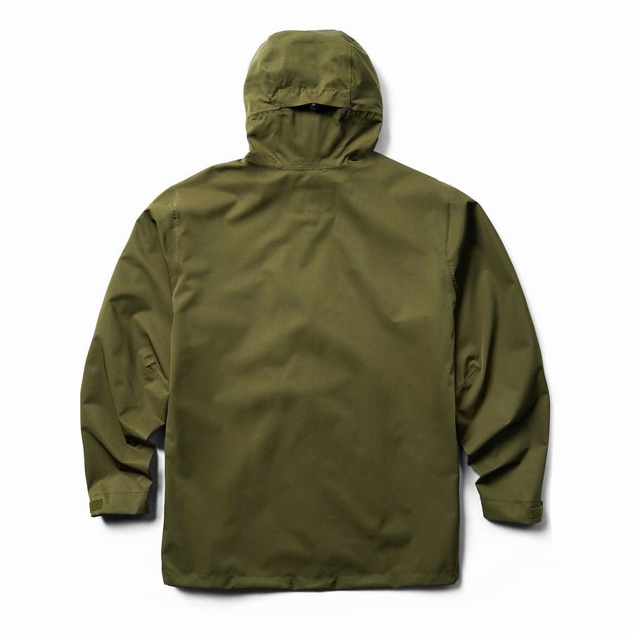 Green Wolverine Torrent 2.5L Rain Shell Men Jackets | VLE854ML