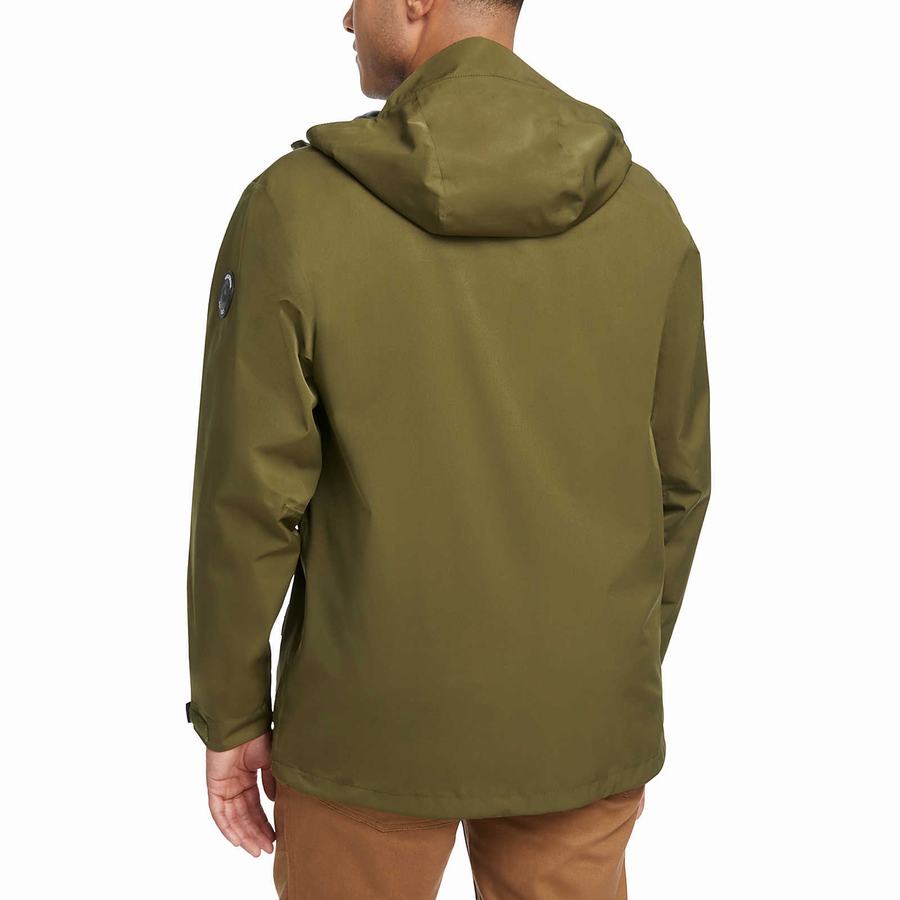 Green Wolverine Torrent 2.5L Rain Shell Men Jackets | VLE854ML