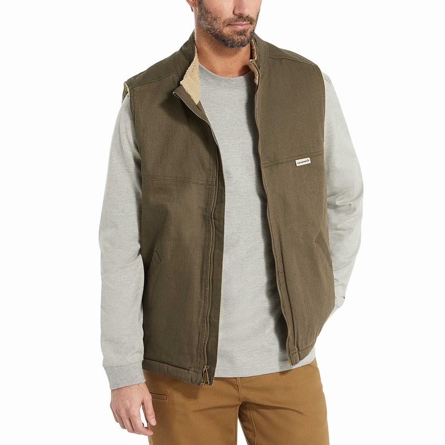 Green Wolverine Upland Big & Tall Men Vest | KQD3258KX