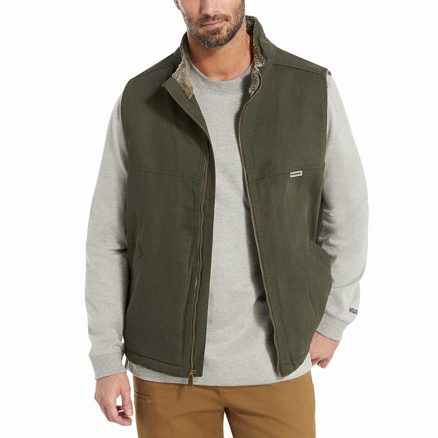 Green Wolverine Upland Men Vest | XQQ8534QH