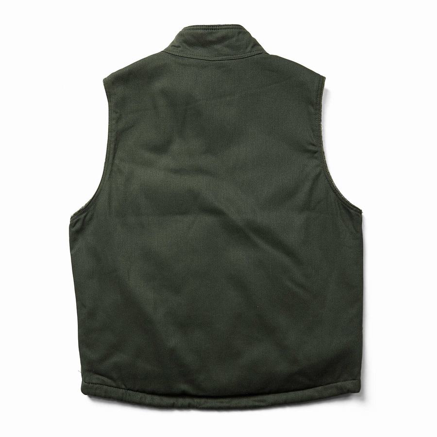 Green Wolverine Upland Men Vest | XQQ8534QH