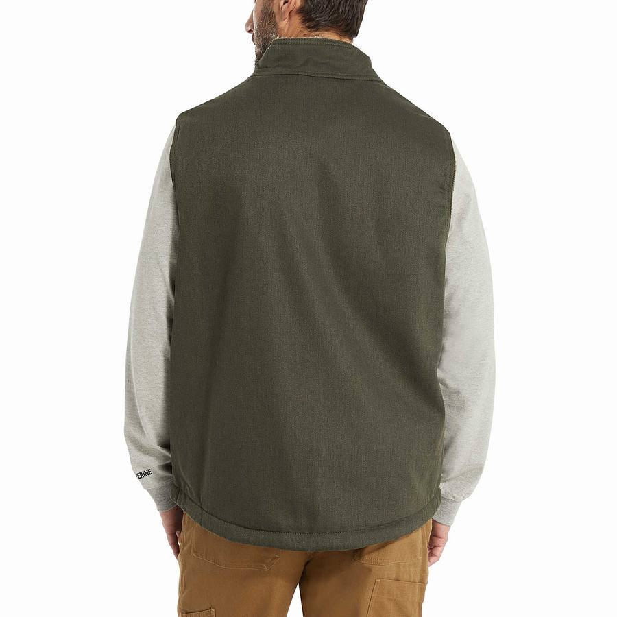 Green Wolverine Upland Men Vest | XQQ8534QH