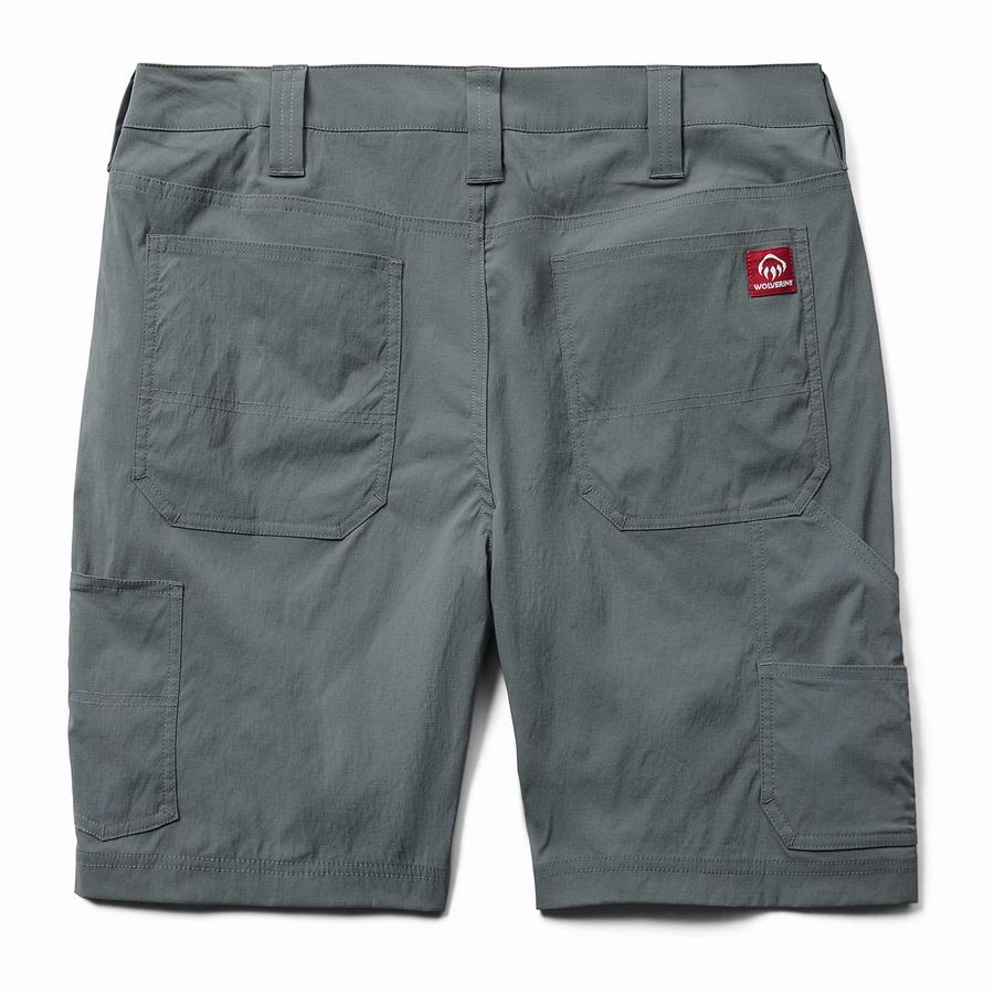 Grey Wolverine Bolt LW Ripstop Utility Men Shorts | EIU9237AC