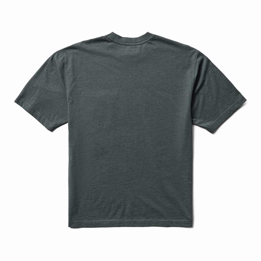 Grey Wolverine Classic Short Sleeve Pocket Tee Men T Shirts | KKF10035UA