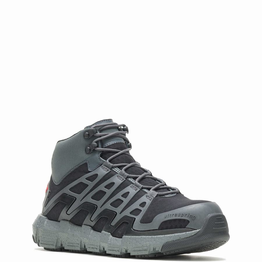 Grey Wolverine Rev Vent UltraSpring™ DuraShocks® CarbonMAX® Men Work Shoes | ESI6689IP