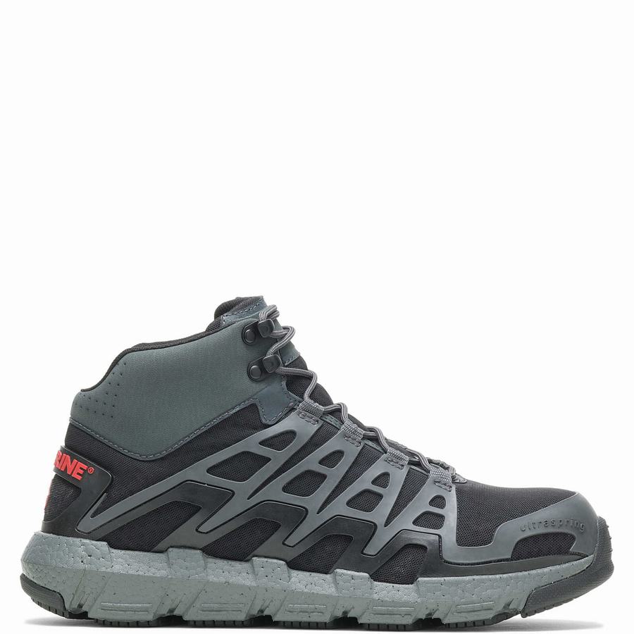 Grey Wolverine Rev Vent UltraSpring™ DuraShocks® CarbonMAX® Men Work Shoes | ESI6689IP