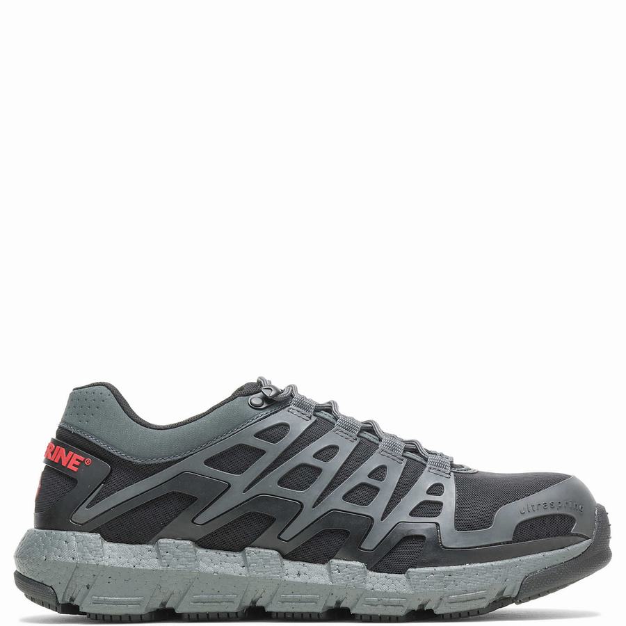 Grey Wolverine Rev Vent UltraSpring™ DuraShocks® CarbonMAX® Men Work Shoes | FXE797DV