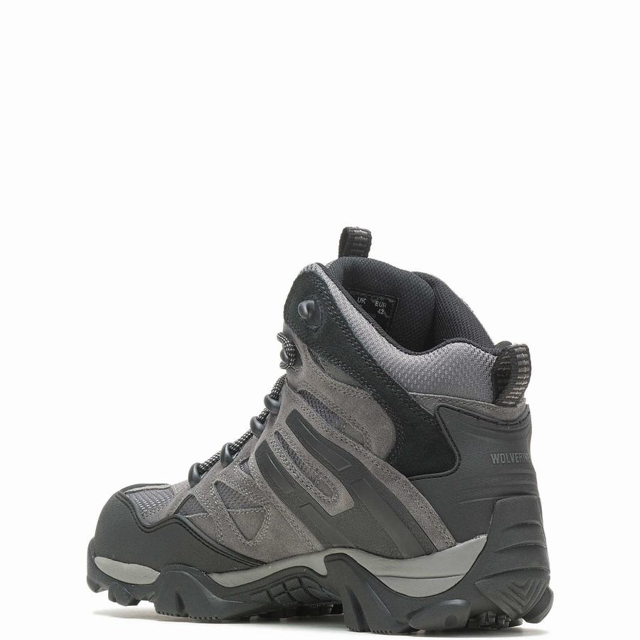 Grey Wolverine Wilderness Composite Toe Men Hiking Boots | YCL3047IY