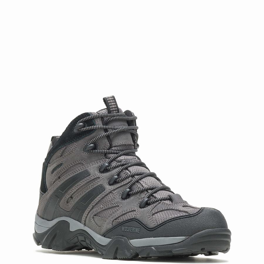 Grey Wolverine Wilderness Men Hiking Boots | KGB3157ZL