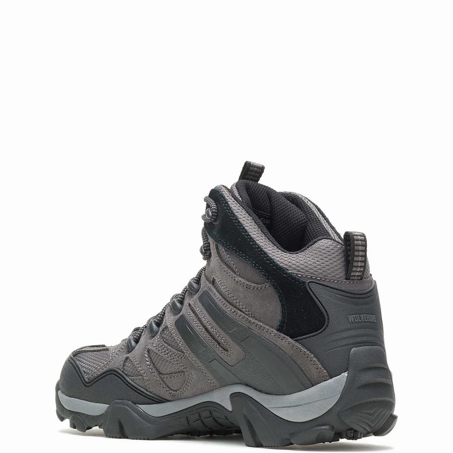 Grey Wolverine Wilderness Men Hiking Boots | KGB3157ZL