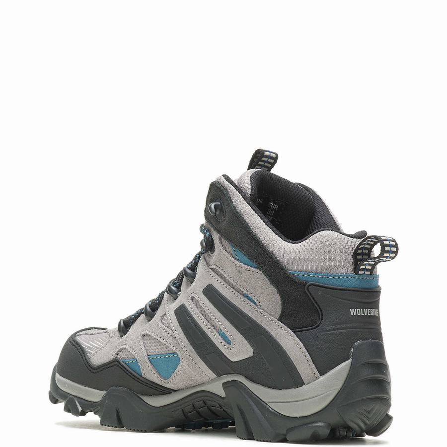 Grey Wolverine Wilderness Women Hiking Boots | VJT892MW