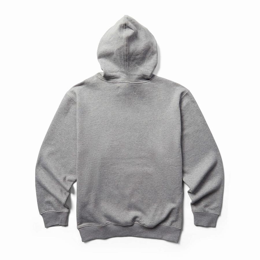 Light Grey Wolverine Midweight Pullover Men Hoodie | PGP6685YH