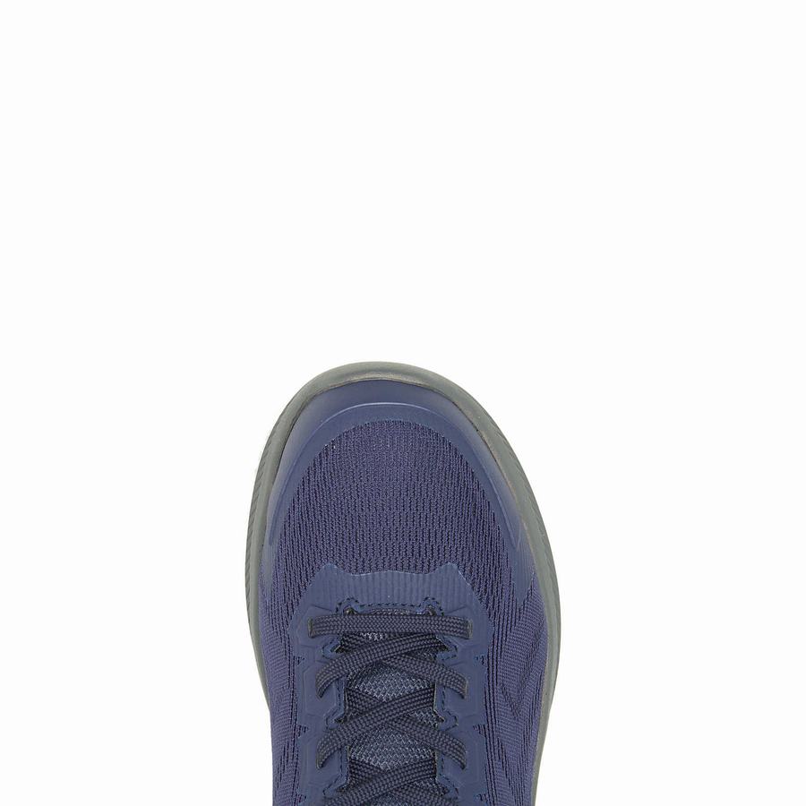 Navy Wolverine Bolt DuraShocks® Knit CarbonMax® Men Work Shoes | NFG9515XJ